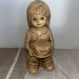 Fannykins Little Girl Happy Birthday Just for You Solar Statuary 1991 Bill Mack